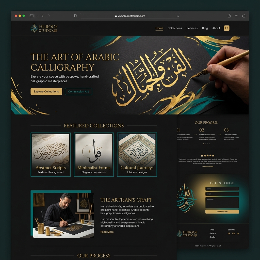 Huroof Studio Website